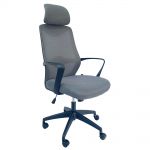 Ghế văn phòng lưng lưới có tựa đầu tay liền ZMF719LX