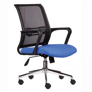 Ghế nhân viên lưng lưới chân sắt ZM1016-01