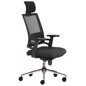 Ghế lưng lưới có tựa đầu chân hợp kim ZM1085-01