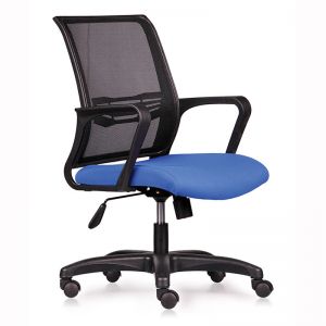 Ghế nhân viên lưng lưới chân nhựa ZM1016-02