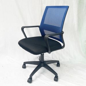 Ghế nhân viên lưng lưới Xanh Dương ZMA006XD