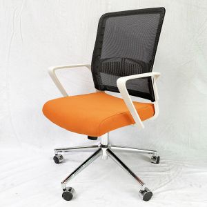 Ghế nhân viên cao cấp JAVA khung nhựa trắng ZXT01B