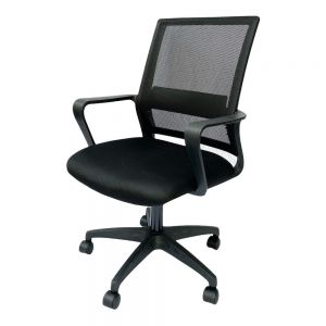 Ghế nhân viên lưng lưới đen ZGSP04