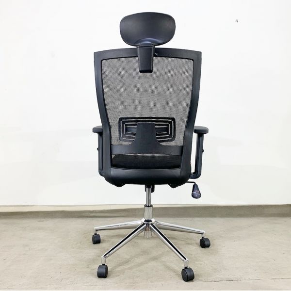 Ghế văn phòng cao cấp lưng lưới có tựa đầu ZM1011-01