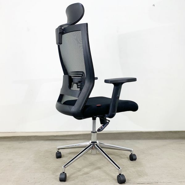 Ghế văn phòng cao cấp lưng lưới có tựa đầu ZM1011-01