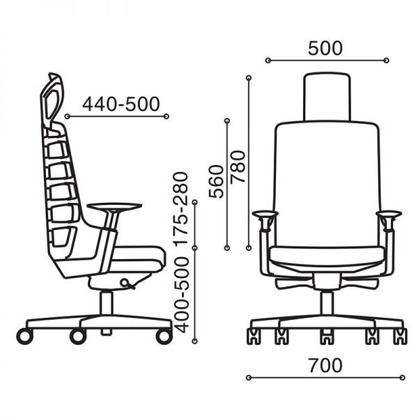 Ghế công thái học Spider-01 RPB006