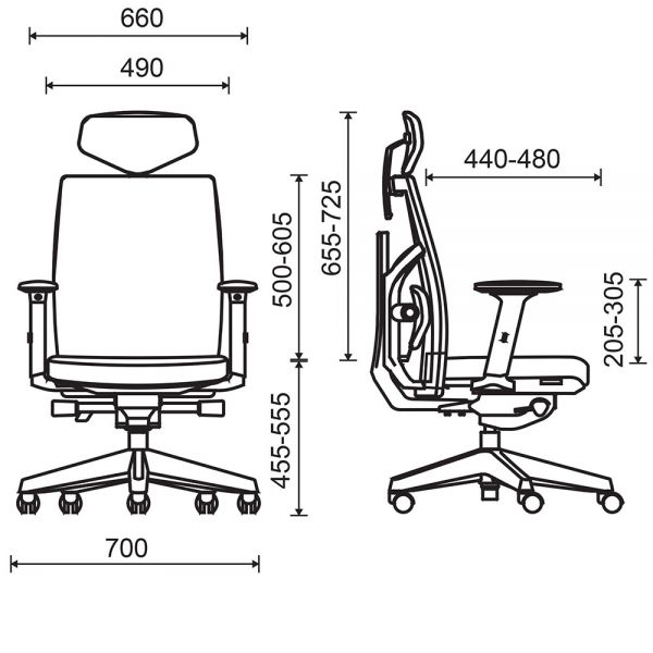 Ghế công thái học Tone-01 RPB010