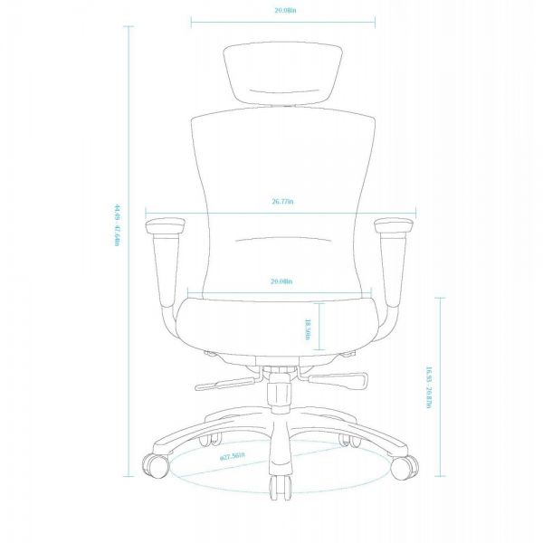 Ghế công thái học cao cấp ZERC-01