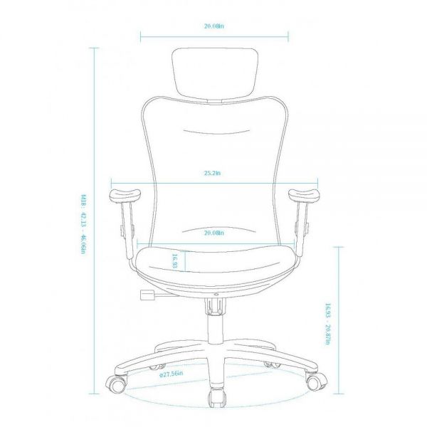 Ghế công thái học Sihoo có gác chân ZM18SF