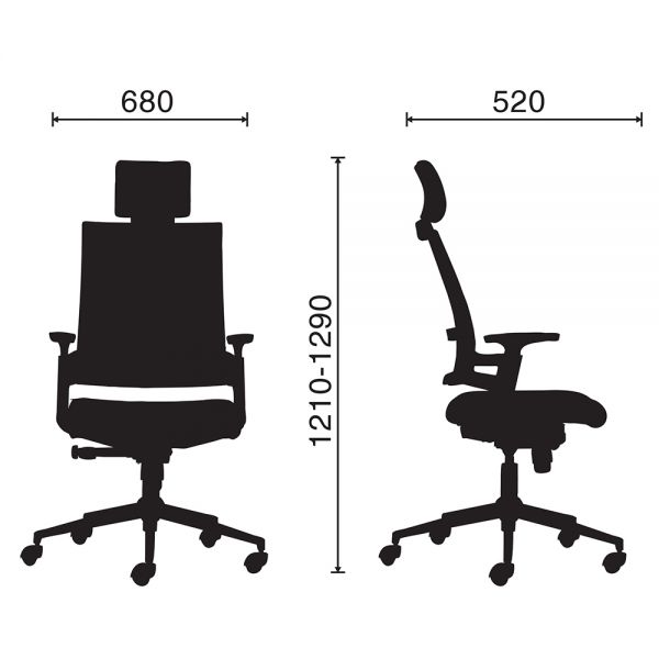 Ghế lưng lưới có tựa đầu chân hợp kim ZM1085-01