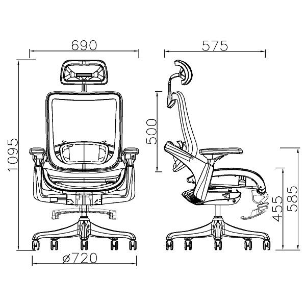 Ghế công thái học cao cấp Z48SJ