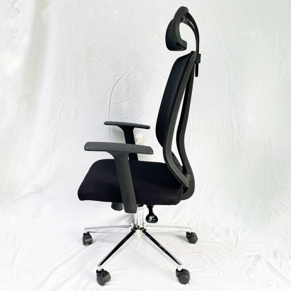 Ghế văn phòng lưng lưới có tựa đầu ZMF205