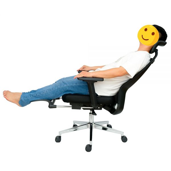 Ghế văn phòng cao câp tay nâng hạ có tựa đầu ZJO813