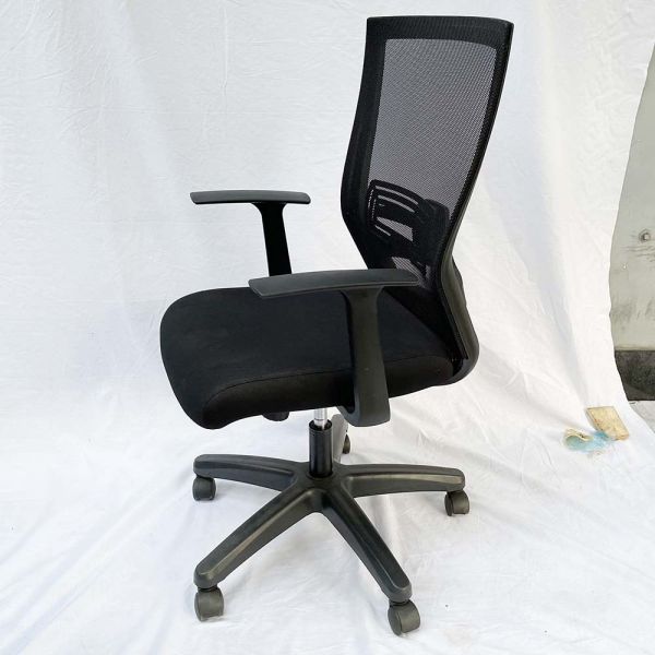 Ghế văn  phòng lưng lưới chân nhựa cao cấp ZM1011-02
