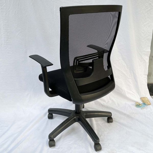 Ghế văn  phòng lưng lưới chân nhựa cao cấp ZM1011-02