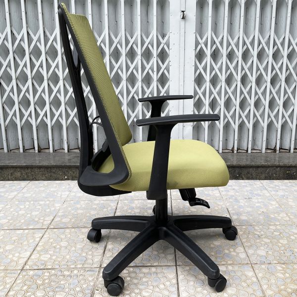 Ghế nhân viên lưng lưới màu xanh M1087D-02