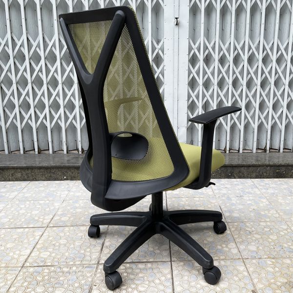 Ghế nhân viên lưng lưới màu xanh M1087D-02