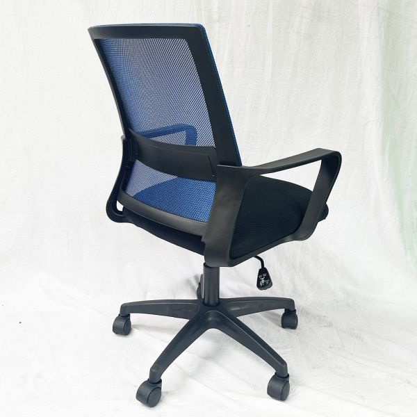 Ghế nhân viên lưng lưới Xanh Dương ZMA006XD