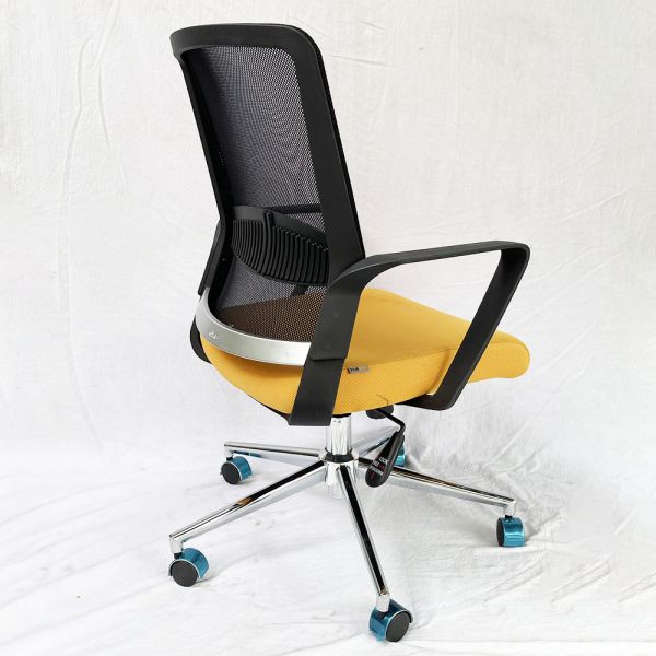 Ghế nhân viên cao cấp JAVA khung nhựa đen ZDX01B