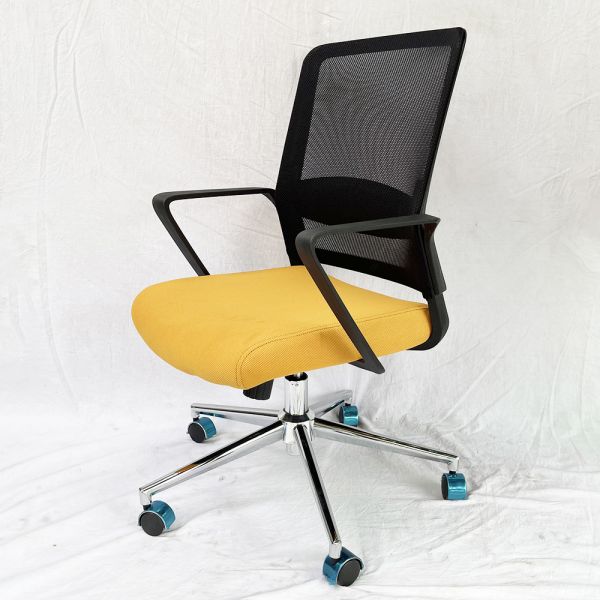 Ghế nhân viên cao cấp JAVA khung nhựa đen ZDX01B