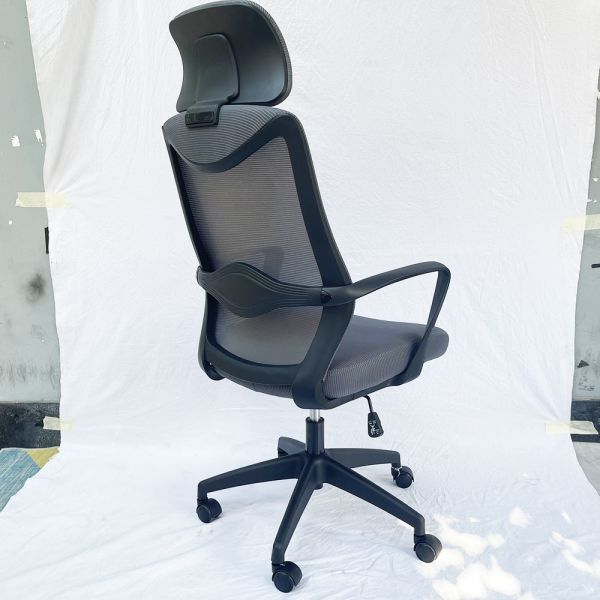 Ghế văn phòng lưng lưới có tựa đầu tay liền ZMF719LX