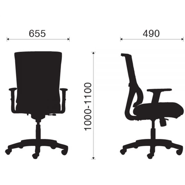 Ghế văn phòng lưng lưới ZM1081-04