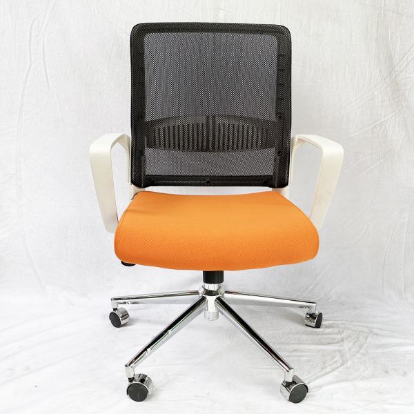 Ghế nhân viên cao cấp JAVA khung nhựa trắng ZXT01B