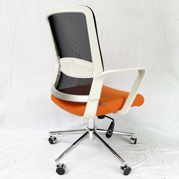 Ghế nhân viên cao cấp JAVA khung nhựa trắng ZXT01B