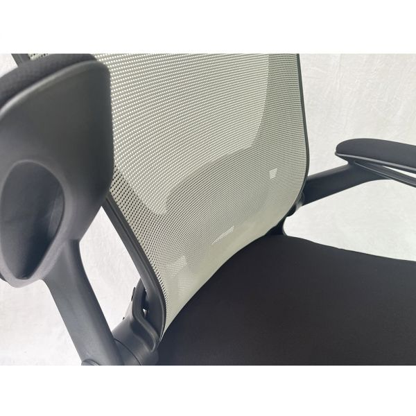 Ghế văn phòngt tay lật lưng lưới Xám ZMA005X