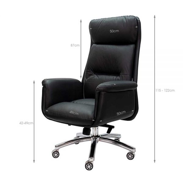 Ghế giám đốc da cao cấp ZAKJO816