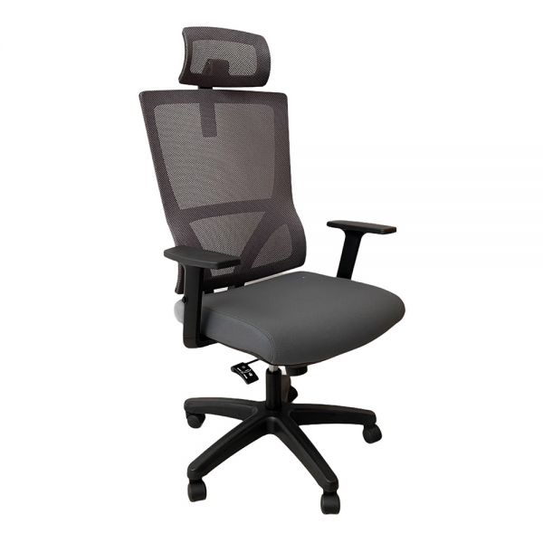 Ghế văn phòng lưng lưới có tựa đầu ZM1081-02