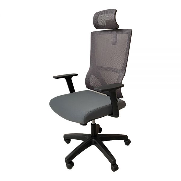 Ghế văn phòng lưng lưới có tựa đầu ZM1081-02