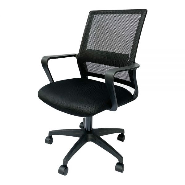 Ghế nhân viên lưng lưới đen ZGSP04