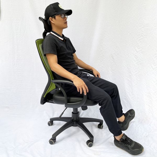 Ghế văn phòng cao cấp lưng lưới có tựa đầu ZMT003