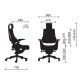 Ghế công thái học WonderII-01 - RPB005