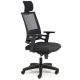 Ghế lưng lưới có tựa đầu chân nhựa ZM1085-02