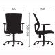 Ghế văn phòng lưng lưới chân sắt ZM1021-01