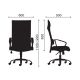 Ghế văn phòng lưng lưới cao ZM1014-01