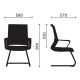 Ghế phòng họp lưng lưới chân quỳ ZM1051-03