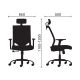 Ghế văn phòng lưng lưới có tựa đầu ZM1008-01